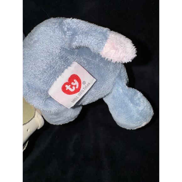 Ty Pluffies Winks the Elephant TyLux Original 2002 Version 9" Plush Lovey Toy - Picture 5 of 7